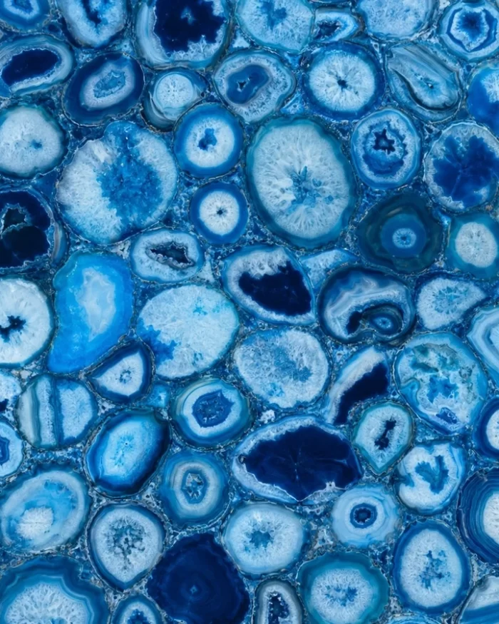 Agate Blue (iluminat backlit)