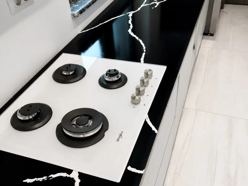 Blat insulă Nero marquina
